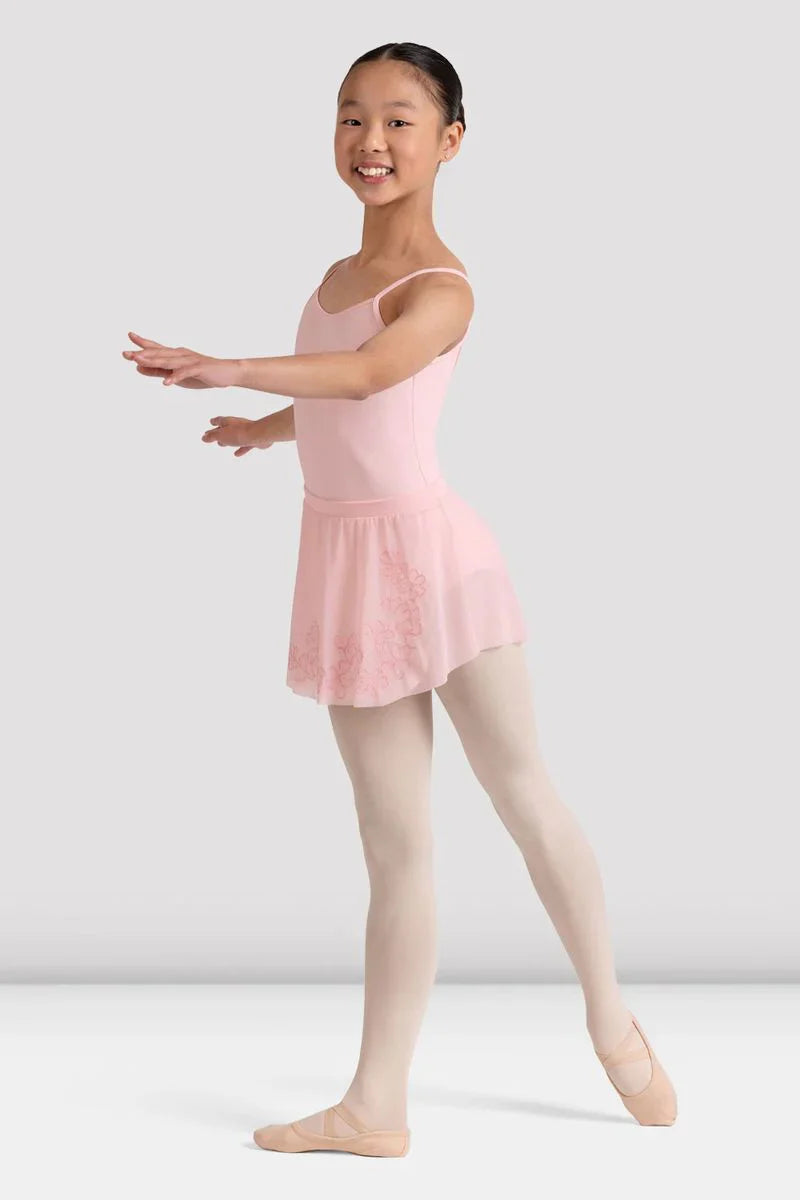 Bloch Girls Angella Floral Mesh Skirt CR10002