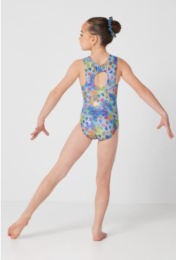 Mondor Printed Tank Gymnastics Leotard 7830