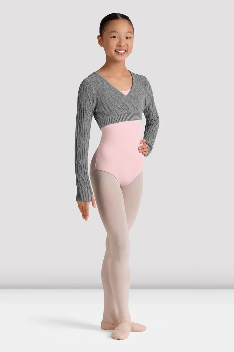 Bloch Girls Yalda Long Sleeve Wrap Top CZ30009