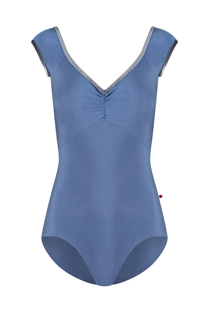 Yumiko Eli Cap Sleeve Leotard in Arctic SS25-01-06