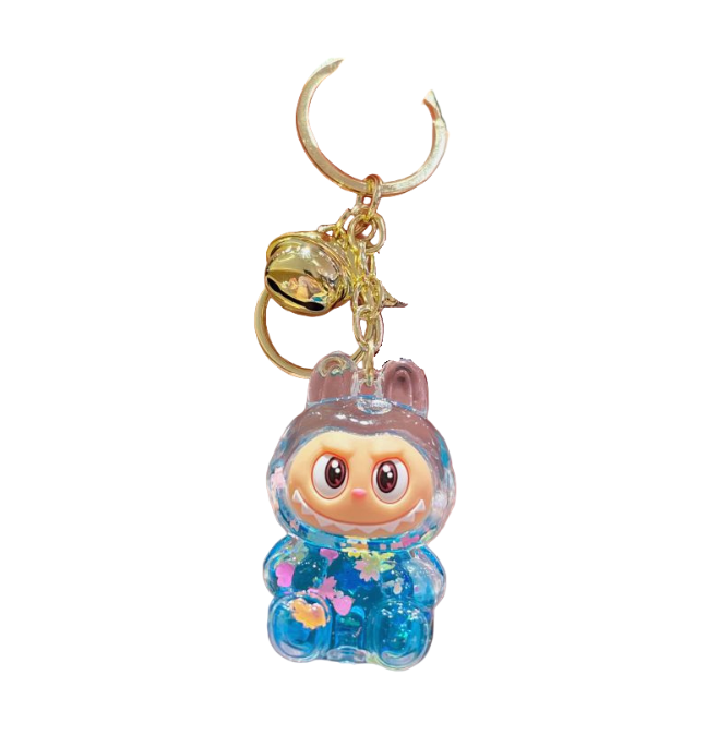 LT Shiny Quicksand Cute Monster Keychain
