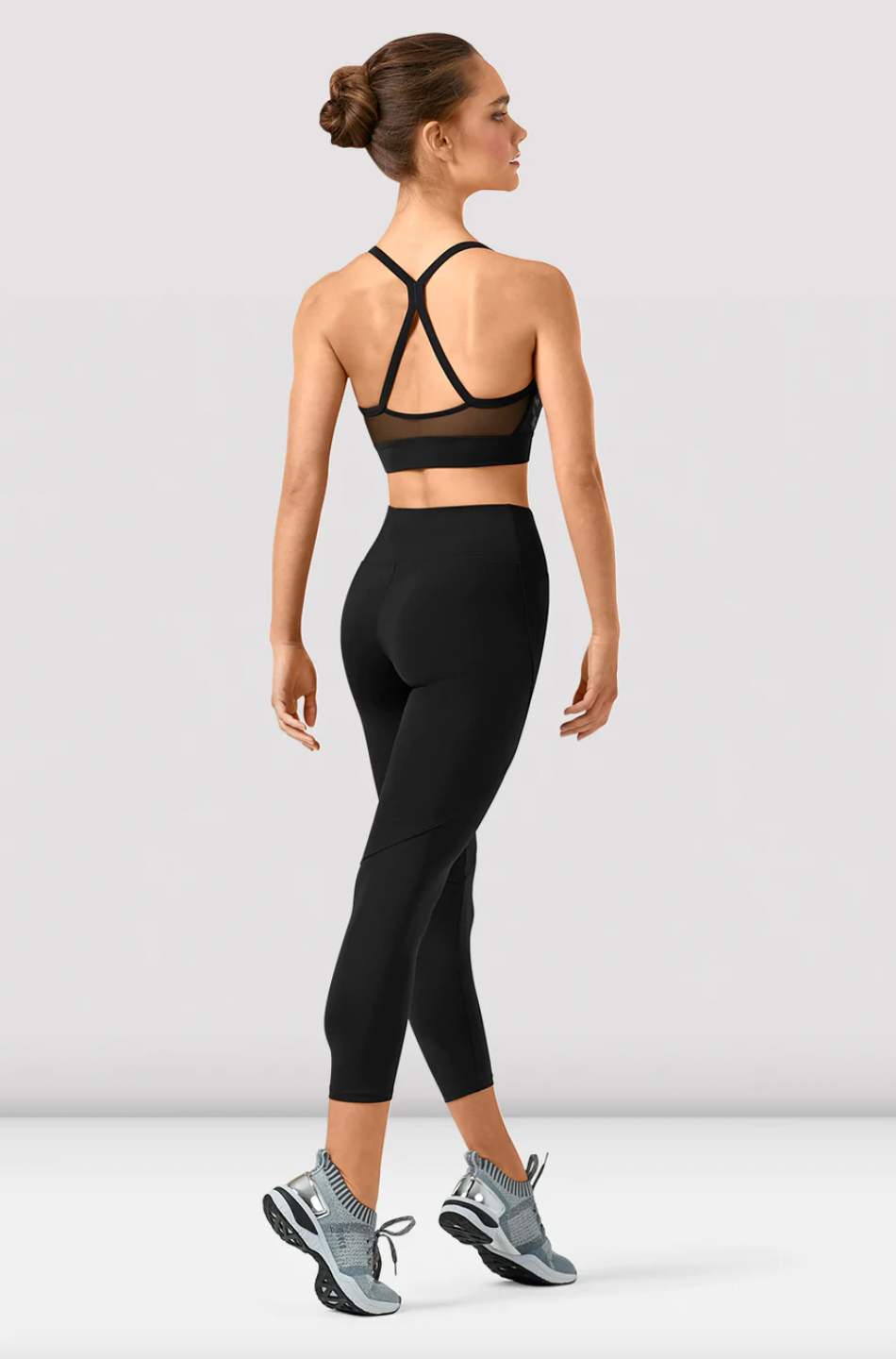 Bloch Polina Mesh Mirage Print Crop Top Z9347