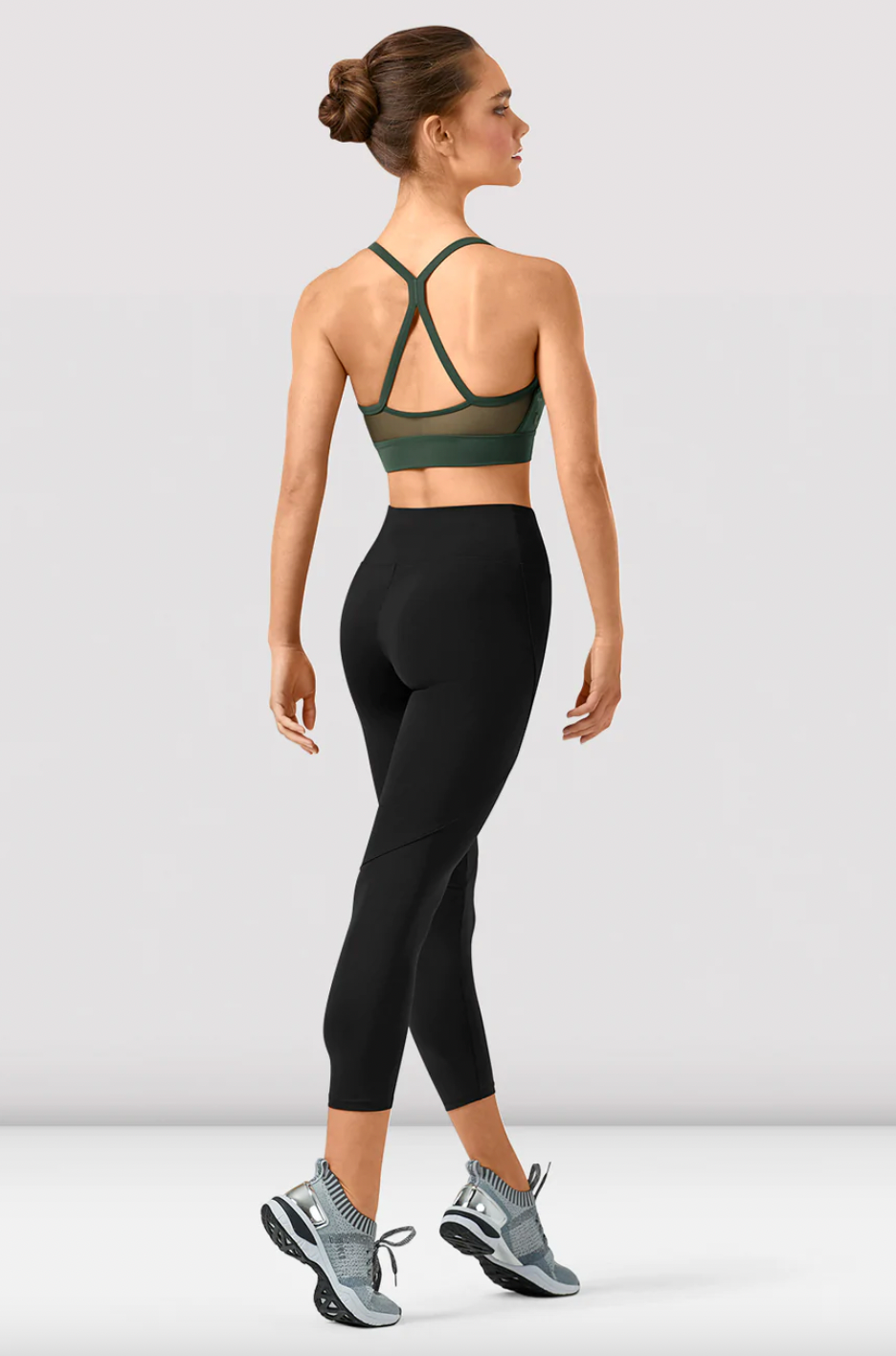 Bloch Polina Mesh Mirage Print Crop Top Z9347