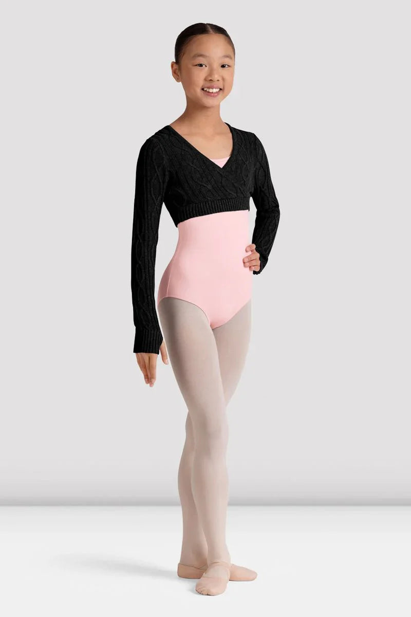 Bloch Girls Yalda Long Sleeve Wrap Top CZ30009