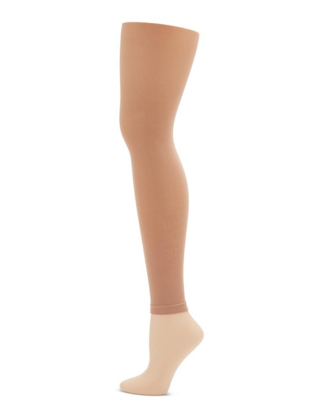 Capezio Footless Tights in Light Suntan