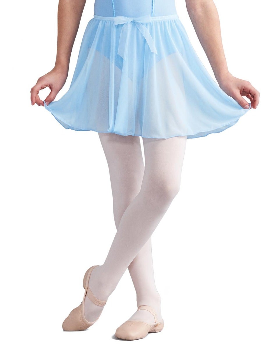 Light Blue Pull on Skirt
