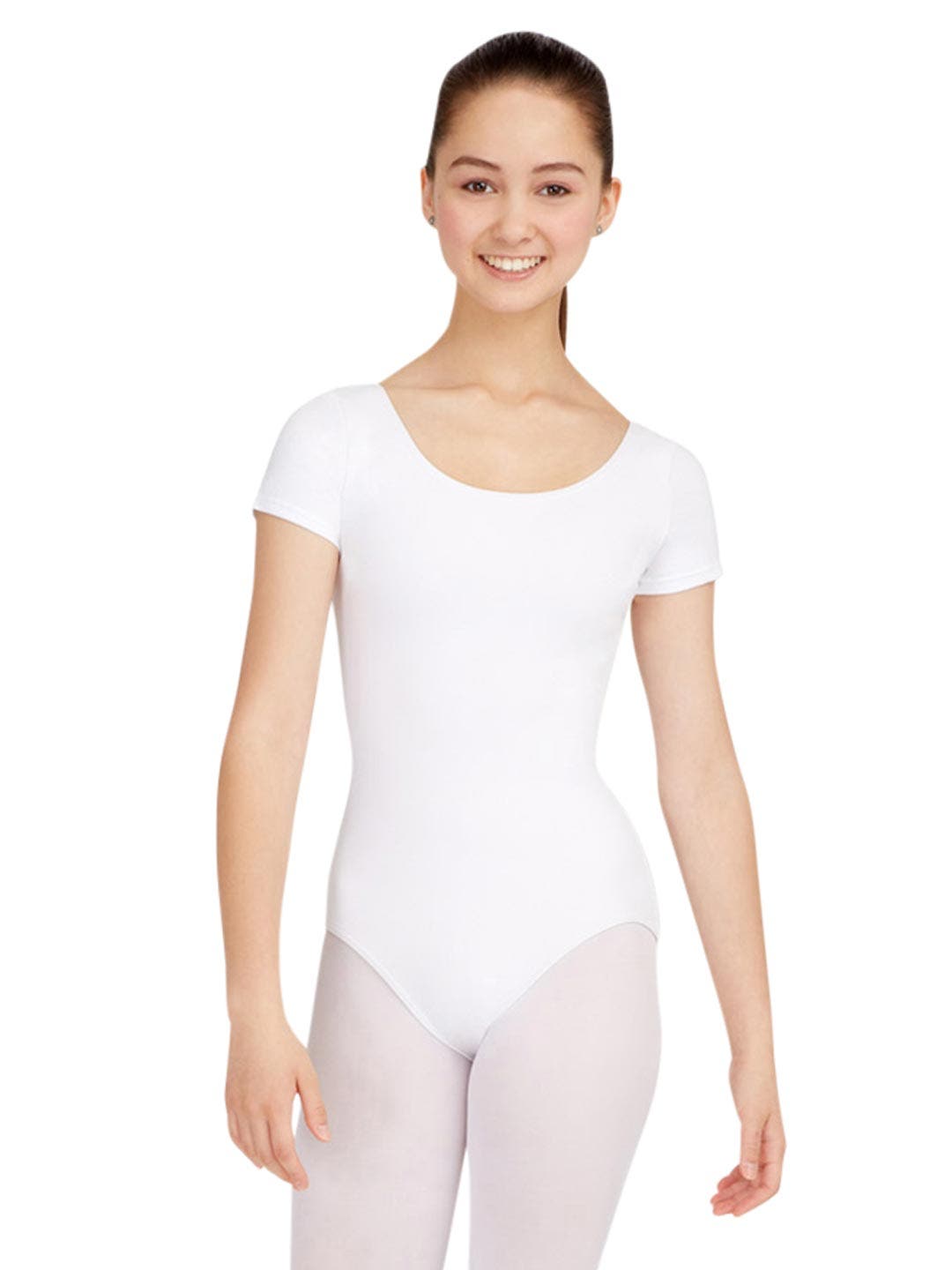 White Short Sleeve Bodysuit