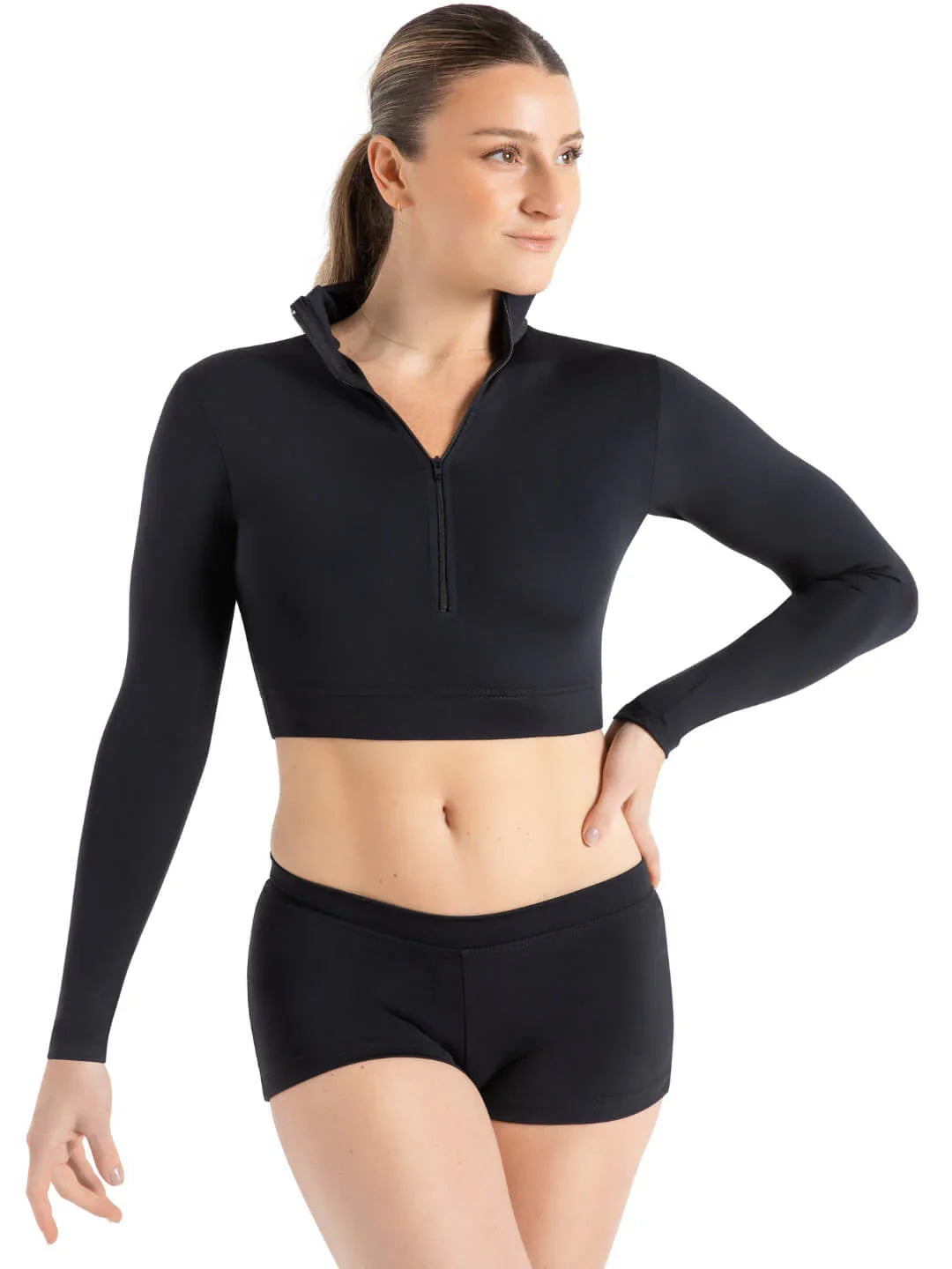 Capezio Turtleneck Long-Sleeve Top TB107