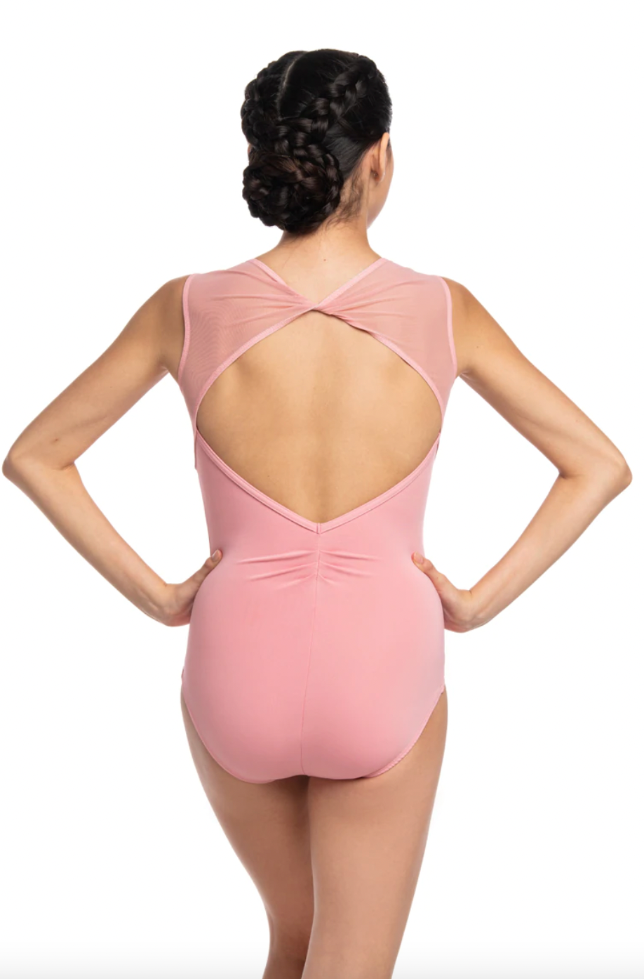 Saminy Tank Leotard with Mesh