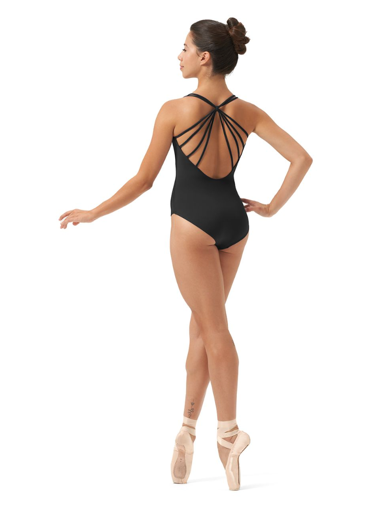 Mirella Camisole Leotard with Scoop Back and Strappy Back M2186LM